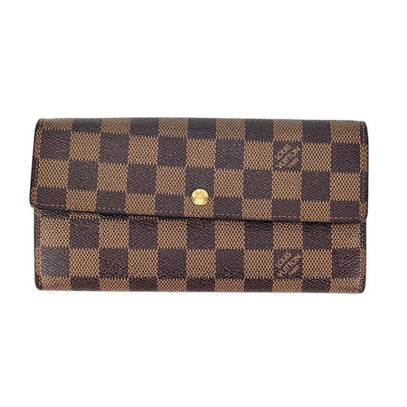 LOUIS VUITTON Sarah Wallet Damier Ebene